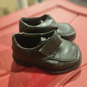 SmartFit Black Kids Dress Shoes